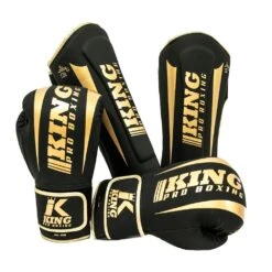 King Pro Boxing Boxing Gloves Revo 6 - Black/gold -Boxing Equipment Store 11 4 10