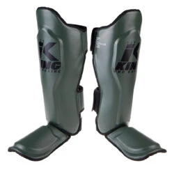 King Pro Boxing Shin Guards - Khaki, KPB/SG-4