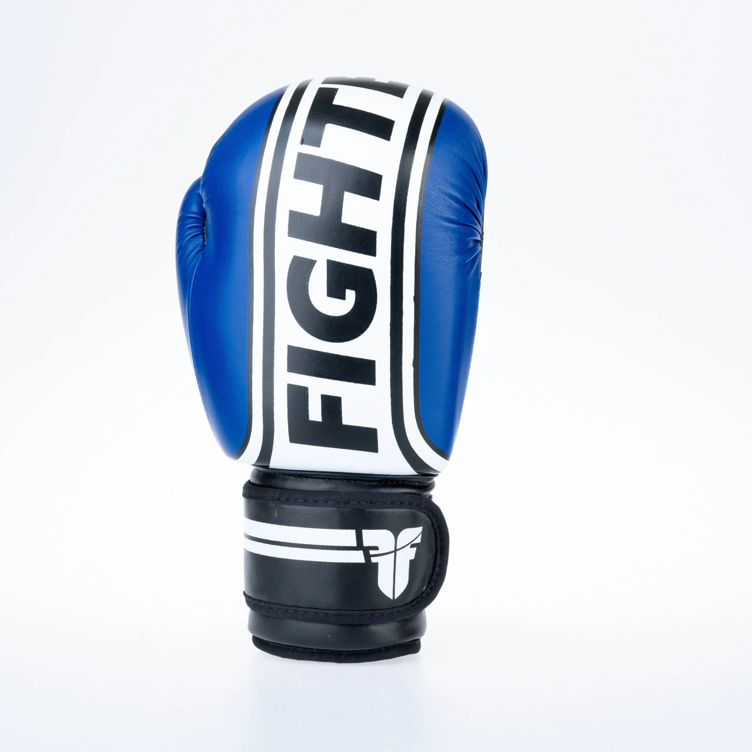 Fighter Boxing Gloves Basic Stripe - Blue 5 Fighter Boxing Gloves Basic Stripe - Blue - Image 5