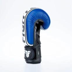 Fighter Boxing Gloves Basic Stripe - Blue 14 Fighter Boxing Gloves Basic Stripe - Blue -Boxing Equipment Store 1376APU BW06