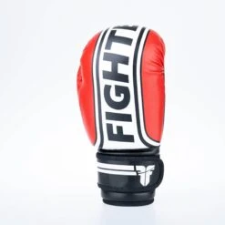Fighter Boxing Gloves Basic Stripe - Red -Boxing Equipment Store 1376APU RW06