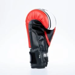 Fighter Boxing Gloves Basic Stripe - Red -Boxing Equipment Store 1376APU RW08