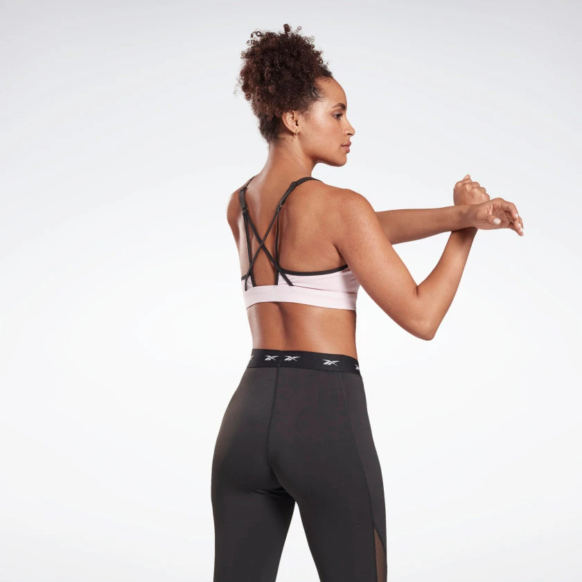 Reebok Hero Medium - Impact Strappy Bra - Pink, FK5339 6 Reebok Hero Medium - Impact Strappy Bra - Pink, FK5339 - Image 6