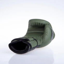 Fighter Boxing Gloves Sparring - Matt Khaki/black, FBG-002KB -Boxing Equipment Store 1f640e1dbb5b17e87182c6856f2b670b