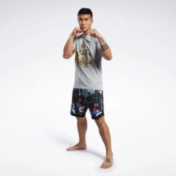 Reebok Combat Conor McGregor Tee - Grey, FM1493 -Boxing Equipment Store 22957933e53350f73bc97233b0784e3b