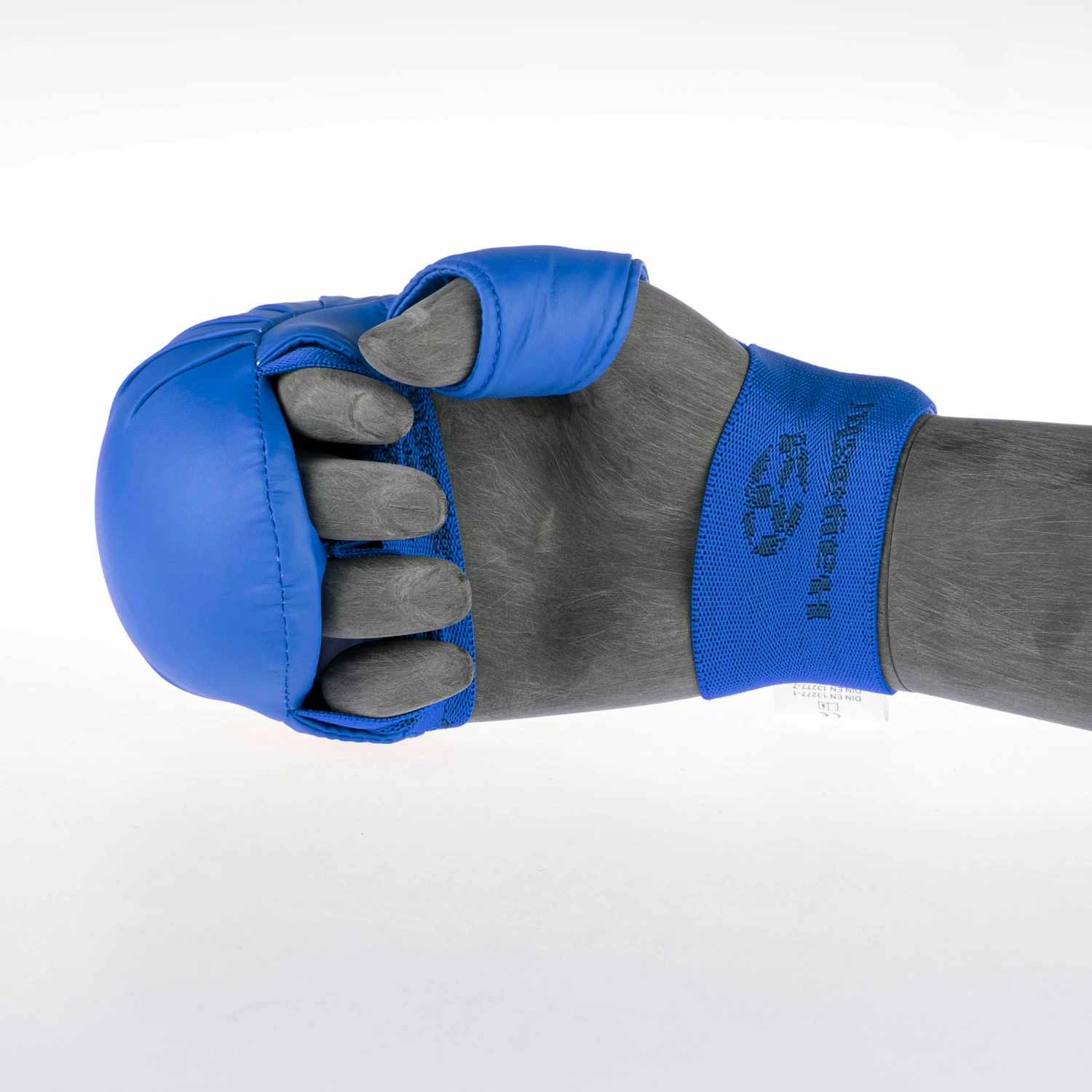 Hayashi Karate Fist Protector TSUKI With Thumb (WKF Approved) - Blue, 238 2 Hayashi Karate Fist Protector TSUKI With Thumb (WKF Approved) - Blue, 238 - Image 2
