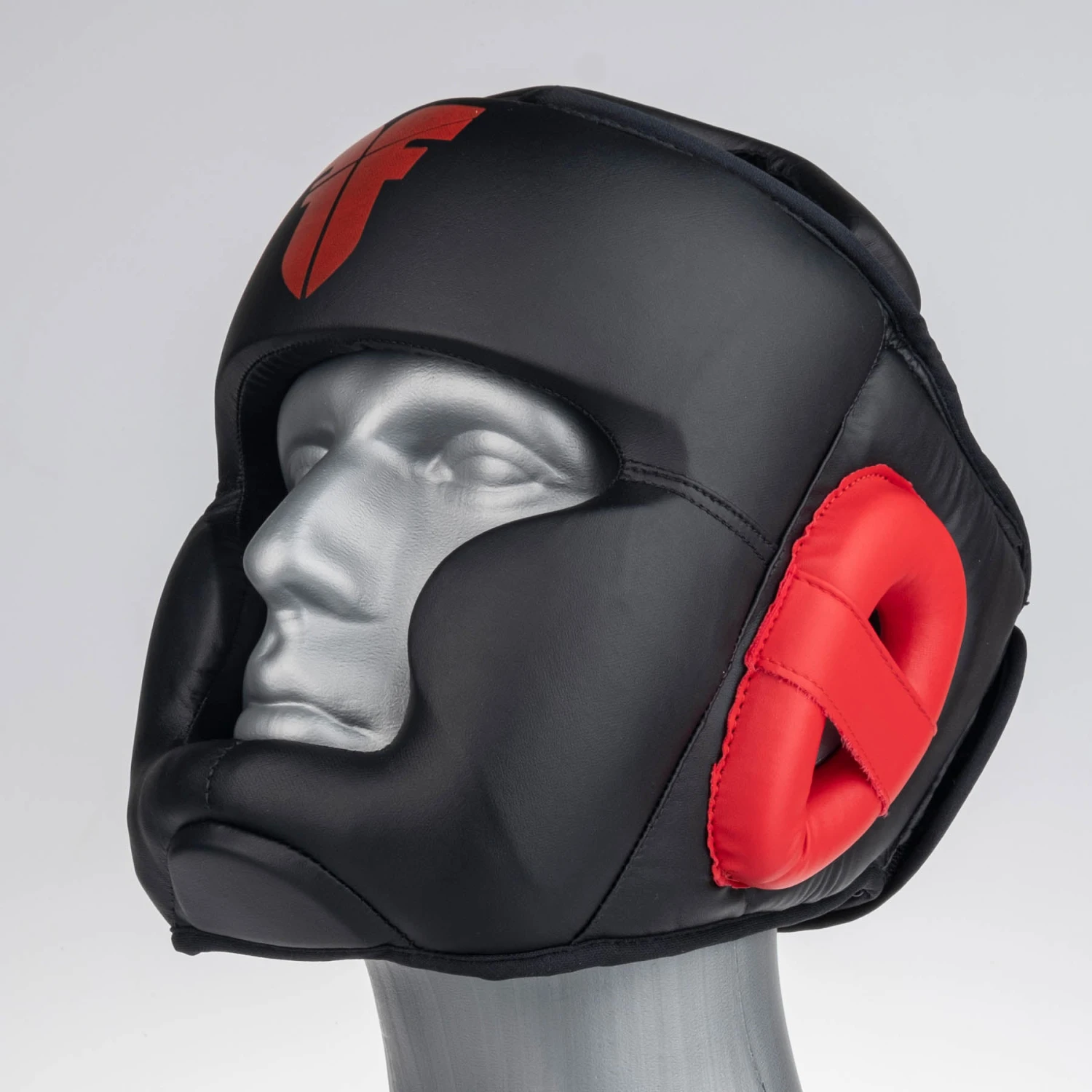 Fighter Headguard Sparring - Black/red, JE1421PURED 3 Fighter Headguard Sparring - Black/red, JE1421PURED - Image 3