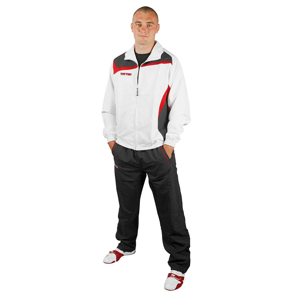 Training Suit TopTen - White/black, 7717-1 1 Training Suit TopTen - White/black, 7717-1