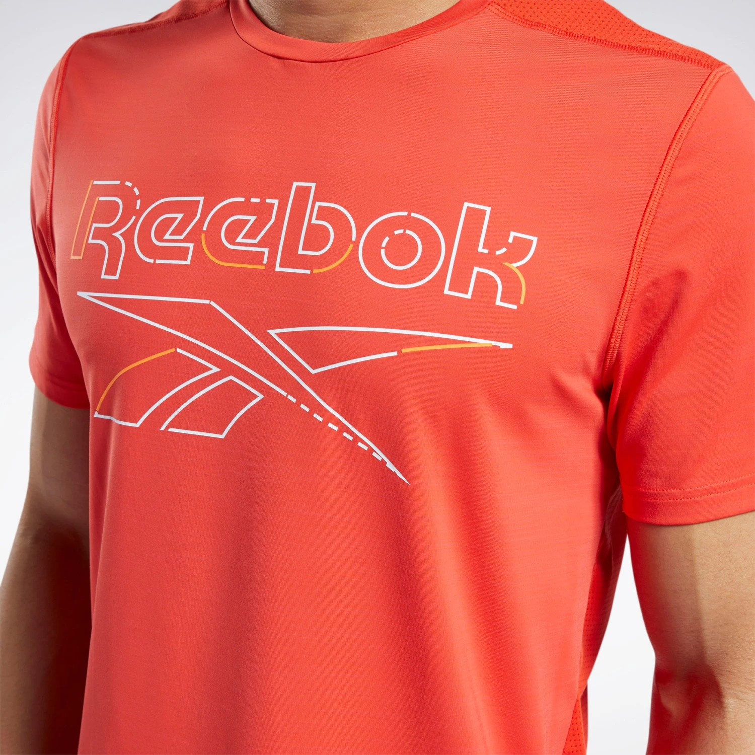 Reebok Activchill Tee - Red, FU3283 5 Reebok Activchill Tee - Red, FU3283 - Image 5