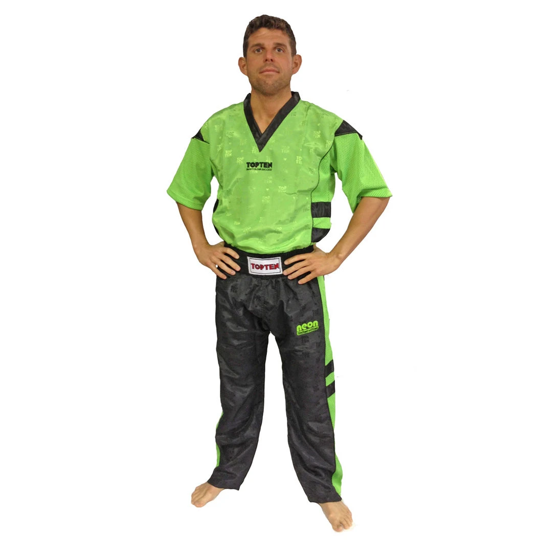 Fight Uniform Top Ten PQ Mesh NEON - Neon-green, 1681-5 1 Fight Uniform Top Ten PQ Mesh NEON - Neon-green, 1681-5