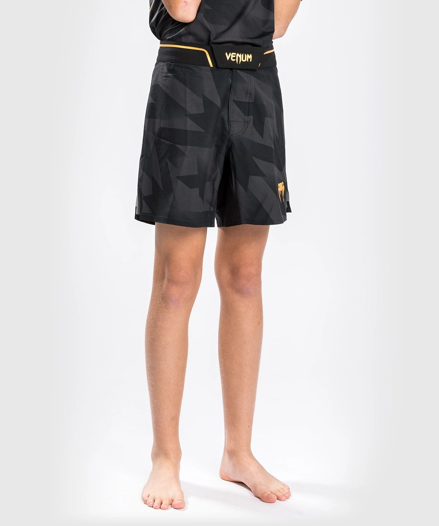 Venum Razor Kids MMA Shorts - Black/gold 2 Venum Razor Kids MMA Shorts - Black/gold - Image 2
