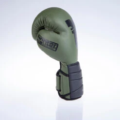Fighter Boxing Gloves Sparring - Matt Khaki/black, FBG-002KB -Boxing Equipment Store 4c74af646294da3df9ad1c38825fcf0d