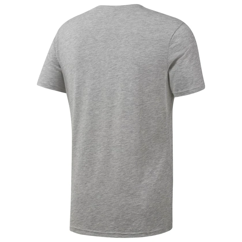 Reebok Combat Core Tee - Grey, DQ1985 4 Reebok Combat Core Tee - Grey, DQ1985 - Image 4
