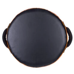 Fighter Round Shield - Black/orange, FKSH-08 -Boxing Equipment Store 57025da82c37612f2d27dcefec3eb369