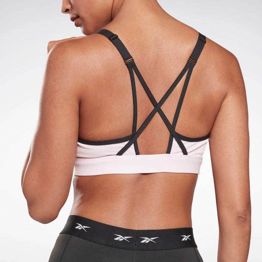 Reebok Hero Medium - Impact Strappy Bra - Pink, FK5339 4 Reebok Hero Medium - Impact Strappy Bra - Pink, FK5339 - Image 4