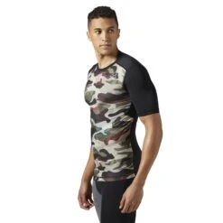 Reebok Activchill Compression Tee Camo Print - Camo, BR9566 -Boxing Equipment Store 5b644ba779b6108c7e57f070c9fd8684
