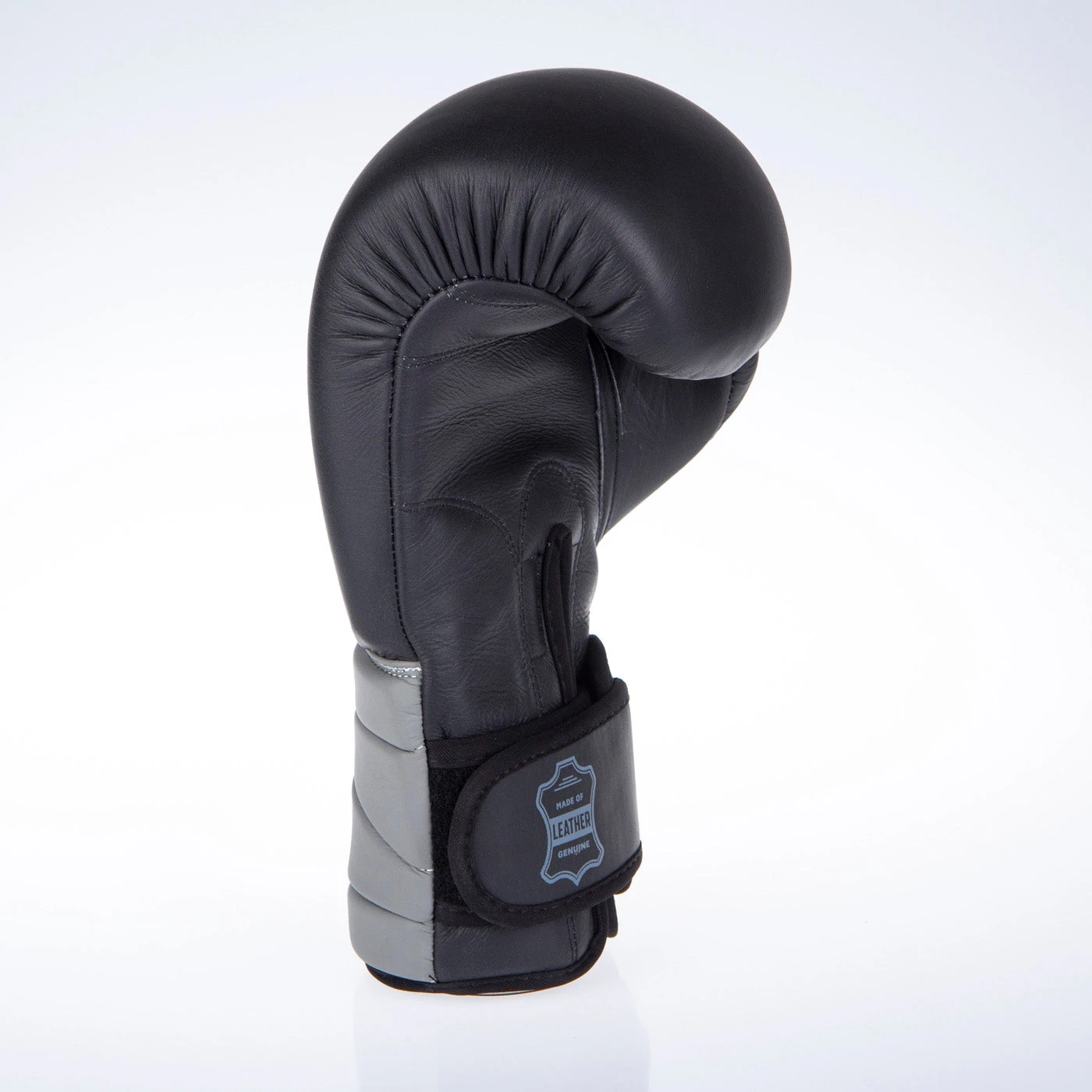 Fighter Boxing Gloves Sparring - Black/gray, FBG-002-BG 3 Fighter Boxing Gloves Sparring - Black/gray, FBG-002-BG - Image 3