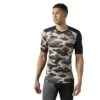 Reebok Activchill Compression Tee Camo Print - Camo, BR9566