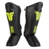Fighter Shinguards Thai Classic - Black/neon Yellow, JE1573BNY