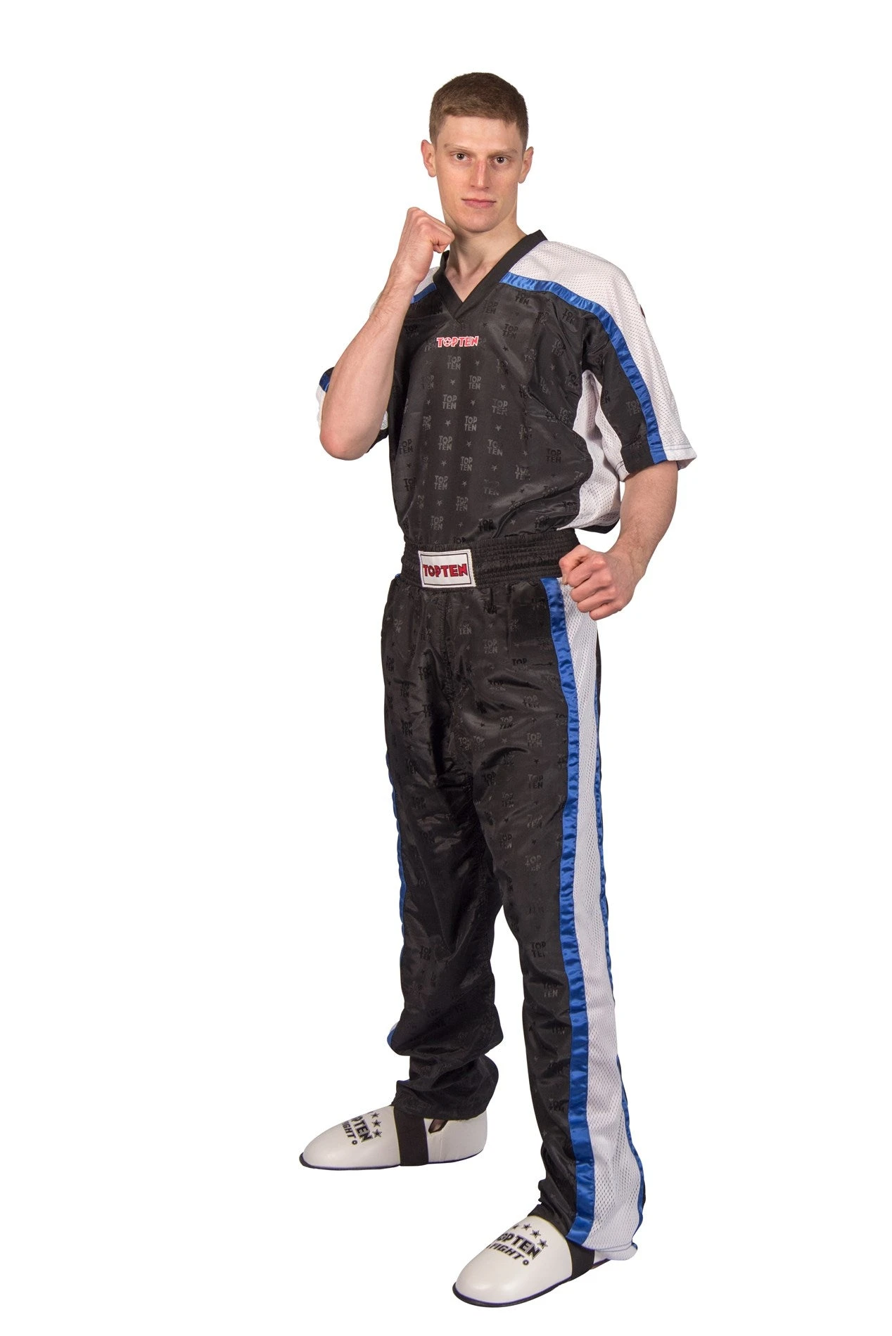 Top Ten Mesh Uniforms - Black/white, 1605-9BWB 3 Top Ten Mesh Uniforms - Black/white, 1605-9BWB - Image 3