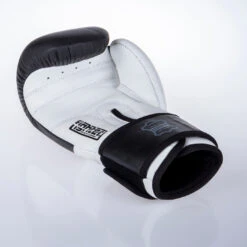Fighter Boxing Gloves SPLIT- Black/white, FBG-001BW -Boxing Equipment Store 68dc5f70341567a5bfffbe4b3b38adb3