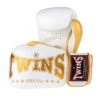 Boxing Gloves Twins - White/gold, BGVL-8-WHITE