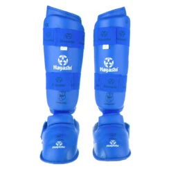 Karate Kickprotector - Instep And Shin WKF - Blue, 343-6N