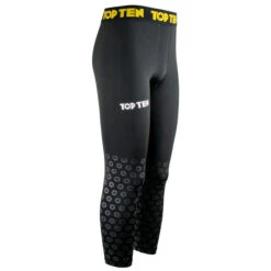 MMA Compression Legging TOP TEN Black Print - černá, 1880-99 -Boxing Equipment Store 8883d464274b00d1cf4187001618ccb6