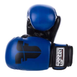 New Arrival 11 Fighter Basic Gloves - Blue/black, 1376APUBL