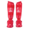 Karate Kickprotector - Instep And Shin WKF - Red, 343-4N
