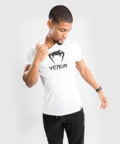 Venum T-Shirt Classic - White -Boxing Equipment Store 96a9b653f87ec786111588fab4a7533fc7cbff09 TSHIRT CLASSIC WITHE BLACK 3