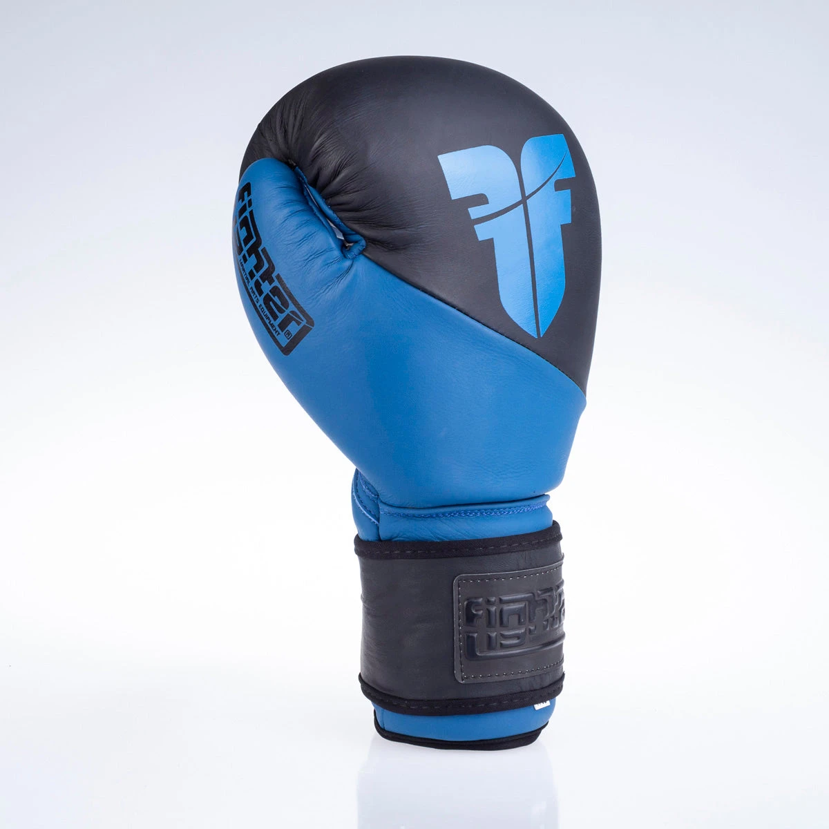 Fighter Boxing Gloves SPLIT- Matt Blue/black, FBG-001BBL 6 Fighter Boxing Gloves SPLIT- Matt Blue/black, FBG-001BBL - Image 6