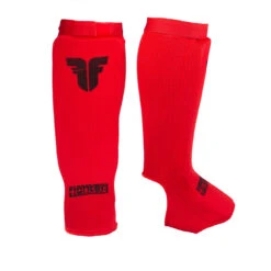 Fighter Instep Shin Guard Competition - Red, FSG-003R