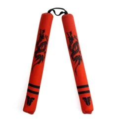 Fighter Soft Nunchaku - Dragon - Red