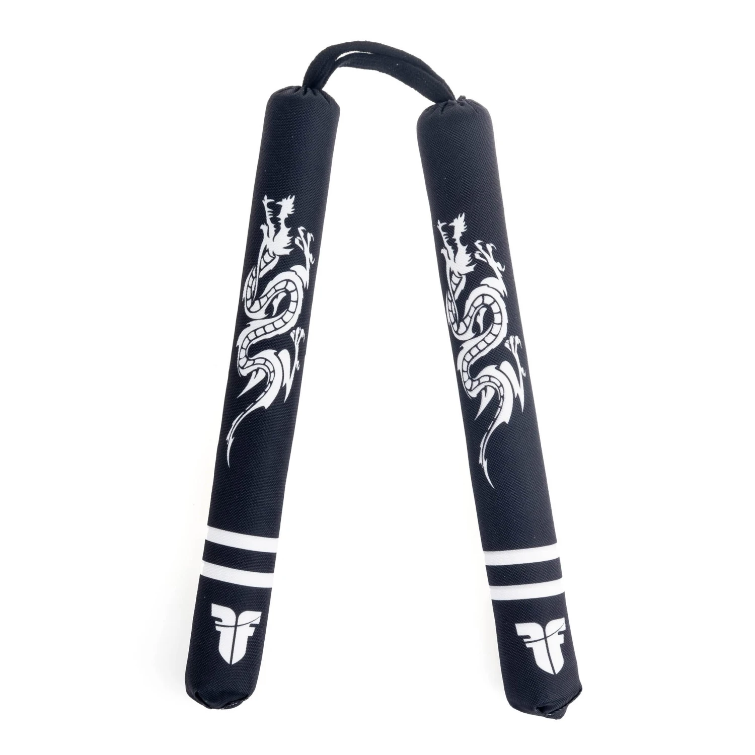 Fighter Soft Nunchaku - Dragon - Black/white 1 Fighter Soft Nunchaku - Dragon - Black/white