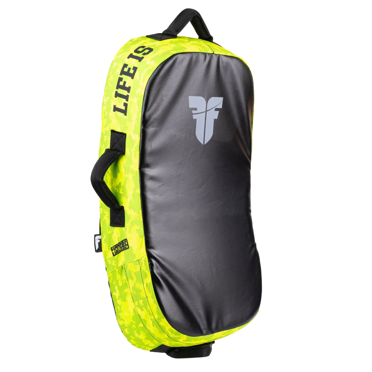 Fighter Kicking Shield - MULTI GRIP - Life Is A Fight - NEON Camo, FFKSH-37 1 Fighter Kicking Shield - MULTI GRIP - Life Is A Fight - NEON Camo, FFKSH-37
