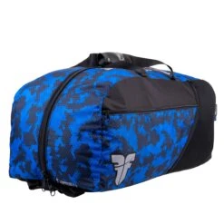 Fighter Sports Bag/Backpack - Blue Honeycomb -Boxing Equipment Store DSCF6547
