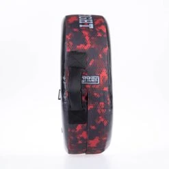 Fighter Round Shield - Life Is A Fight - Red Camo, FKSH-32 -Boxing Equipment Store DSCF6642