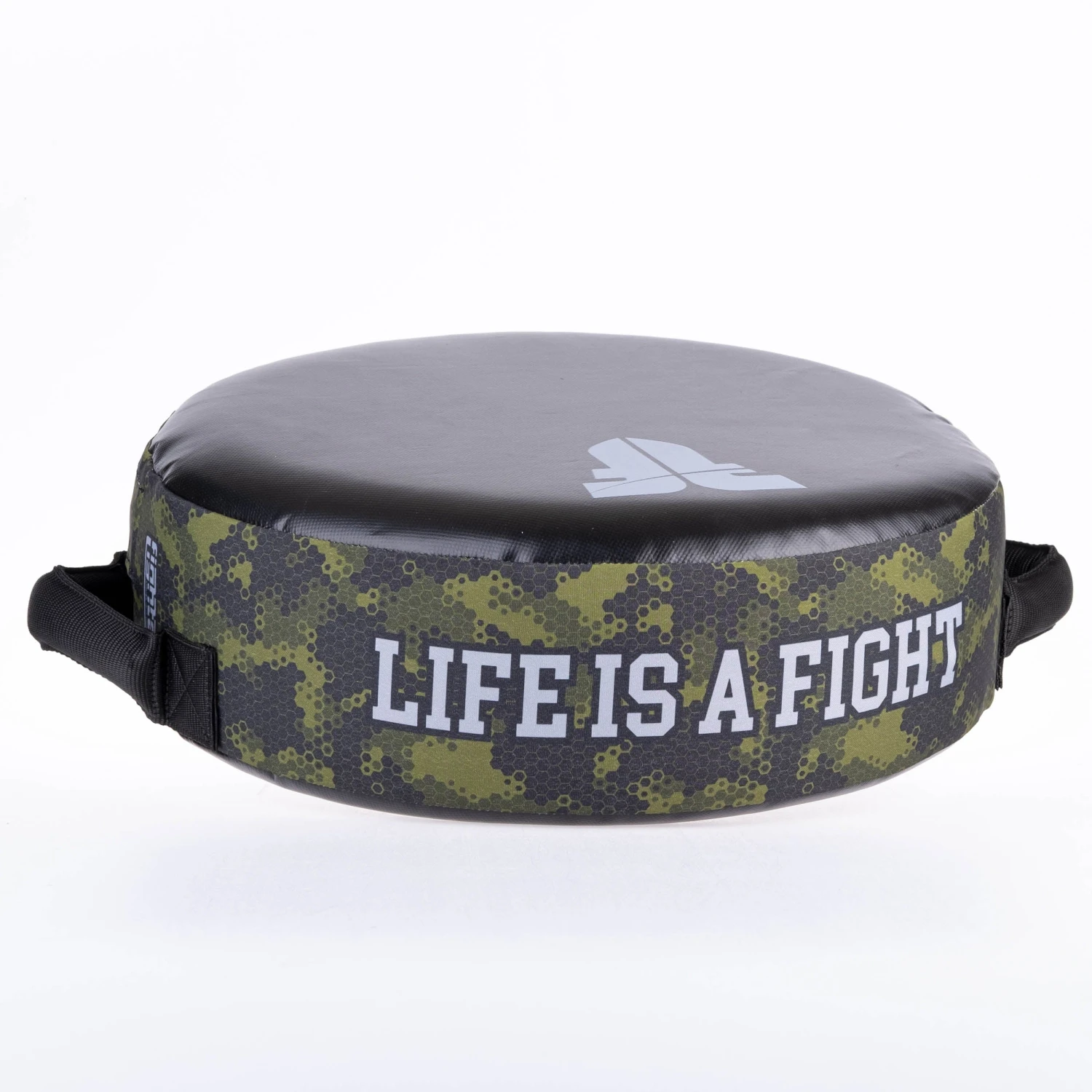 Fighter Round Shield - Life Is A Fight - Green Camo, FKSH-31 2 Fighter Round Shield - Life Is A Fight - Green Camo, FKSH-31 - Image 2