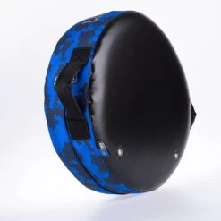 Fighter Round Shield - Life Is A Fight - Blue Camo, FKSH-35 -Boxing Equipment Store DSCF6666
