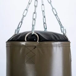 Fighter Boxing Bag Professional - Khaki/gold, 150cm & 180cm; Diameter 36cm -Boxing Equipment Store DSCF9027
