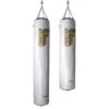 Fighter Boxing Bag Professional - White/gold, 150cm & 180cm; Diameter 36cm