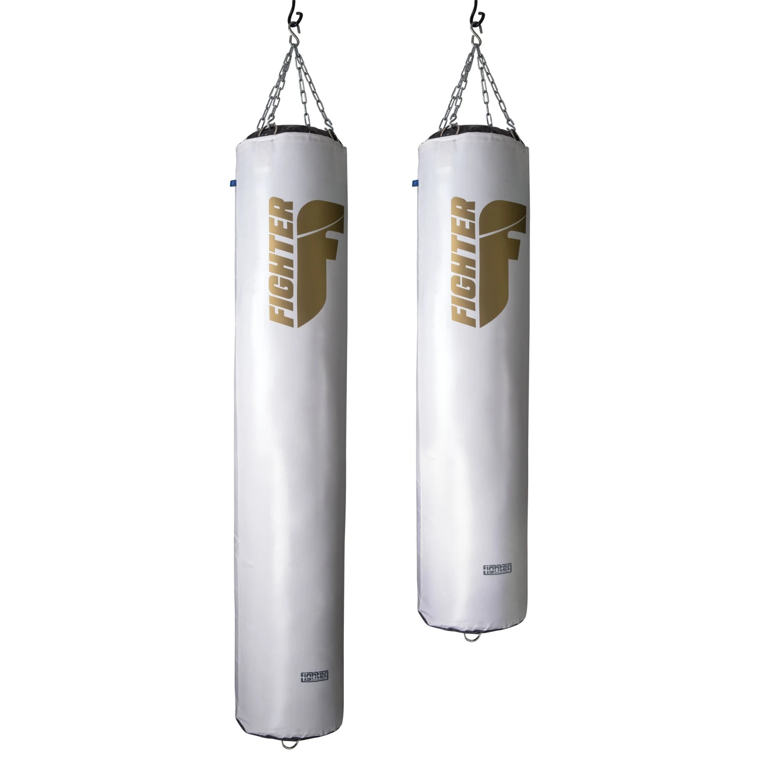 Fighter Boxing Bag Professional - White/gold, 150cm & 180cm; Diameter 36cm 1 Fighter Boxing Bag Professional - White/gold, 150cm & 180cm; Diameter 36cm