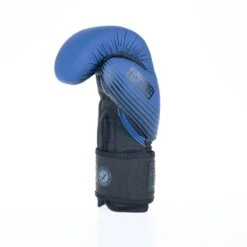 Fighter Boxing Gloves SPLIT Stripes - Blue/black -Boxing Equipment Store FBG 001 SBL03