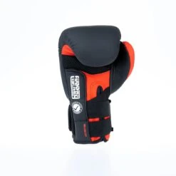 Fighter Boxing Gloves Secure Fit - Black/red -Boxing Equipment Store FBG 007 BRD08