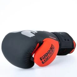 Fighter Boxing Gloves Secure Fit - Black/red -Boxing Equipment Store FBG 007 BRD11
