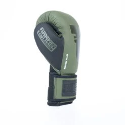 Fighter Boxing Gloves Secure Fit - Khaki/black -Boxing Equipment Store FBG 007 KHB04