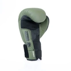 Fighter Boxing Gloves Secure Fit - Khaki/black -Boxing Equipment Store FBG 007 KHB07