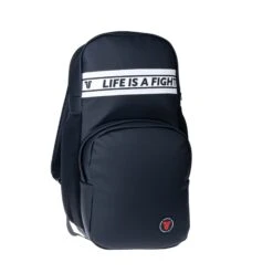 Fighter Backpack Leatherette - Black -Boxing Equipment Store FBP LH 02 01