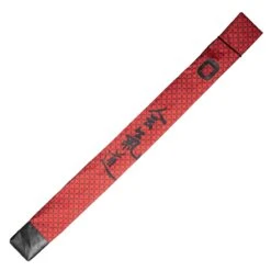 Satori Sleeve For Shinai, Bokken & Jo - Kanji Red, FOZS-03